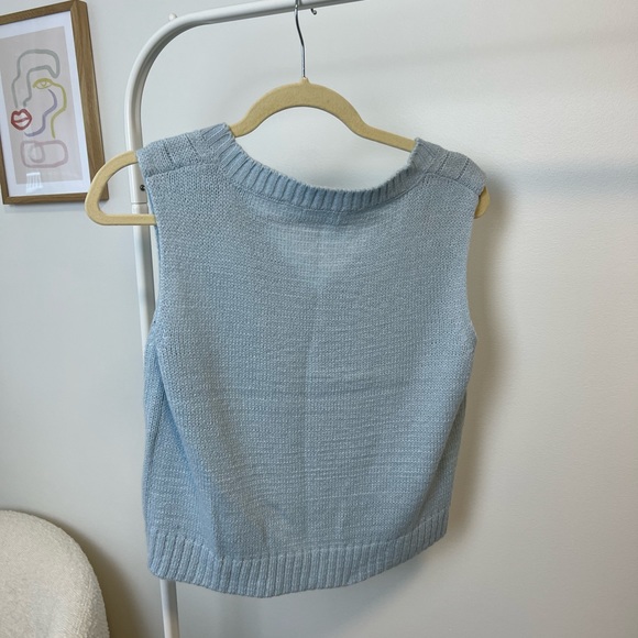Ardene Blue Sweater Vest size S - Picture 3 of 3